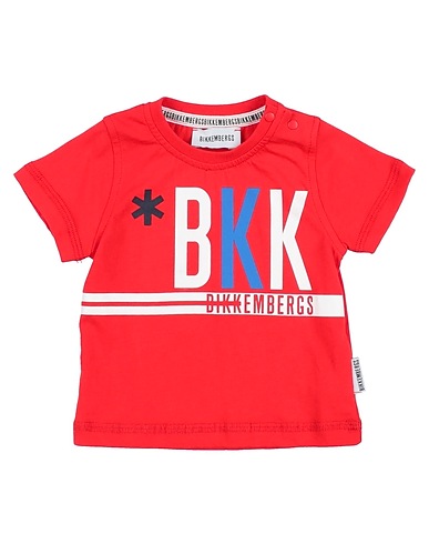 BIKKEMBERGS T-shirt Red 100% Cotton