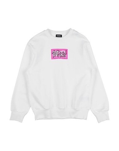 DIESEL Sweatshirt White 100% Cotton, Elastane