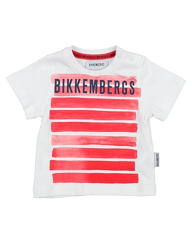 BIKKEMBERGS T-shirt White 100% Cotton