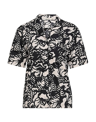 TELA Floral shirts & blouses Black 100% Cotton