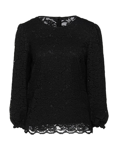 DOLCE&GABBANA Top Black 65% Polyamide, 35% Viscose