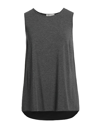 LE TRICOT PERUGIA Canotta Grigio 96% Viscosa, 4% Elastan