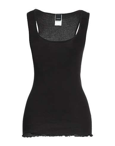 PINKO Vest Black 100% Cotton