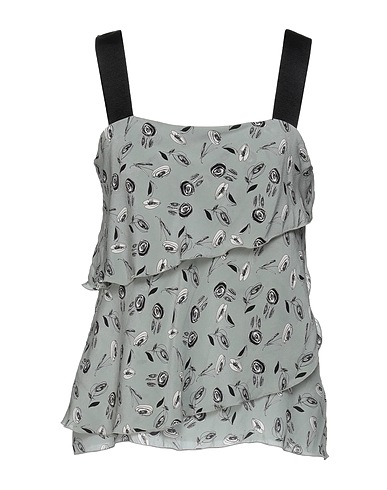 ANTONELLI Silk top Grey 100% Silk