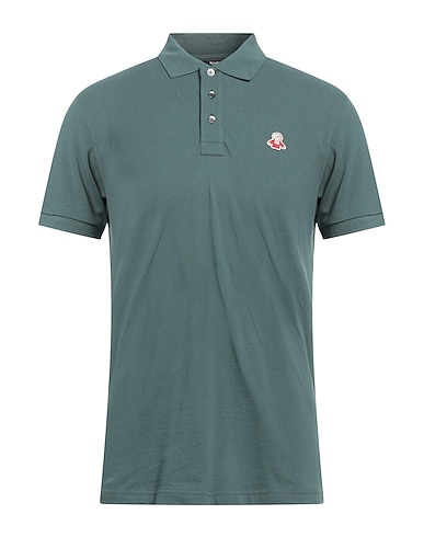 REFRIGIWEAR Polo shirt Dark green 100% Cotton
