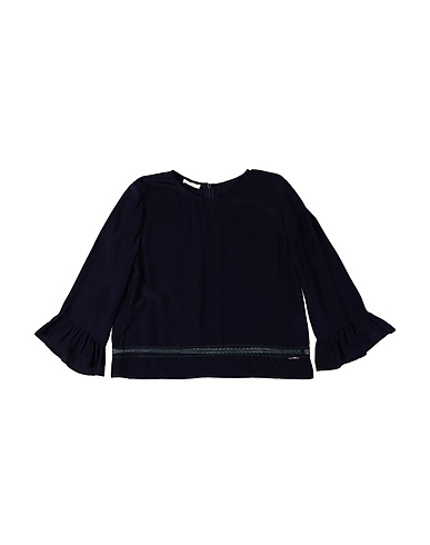 LIU •JO Top Blu notte 100% Viscosa