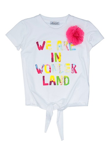 JEYCAT T-shirt Bianco 95% Cotone, 5% Elastan