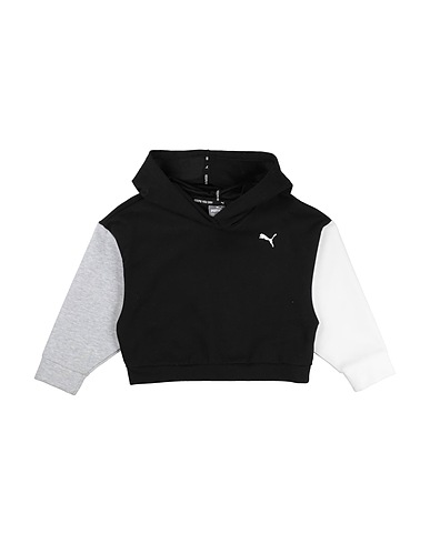 PUMA Hooded sweatshirt Black 56% Cotton, 44% Polyester