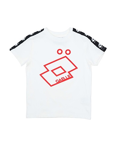 GAëLLE x LOTTO LEGGENDA T-shirt White 95% Cotton, 5% Elastane