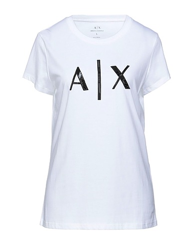 ARMANI EXCHANGE T-shirt White 60% Cotton, 40% Modal
