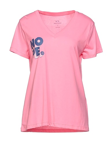 ARMANI EXCHANGE T-shirt Rosa 100% Cotone