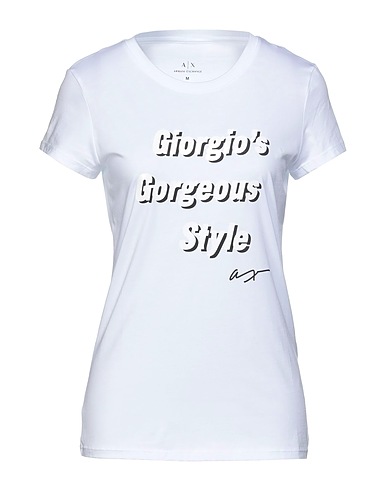 ARMANI EXCHANGE T-shirt White 100% Cotton