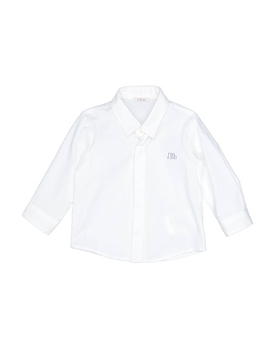 LE BEBÉ Solid colour shirt White 97% Cotton, 3% Elastane