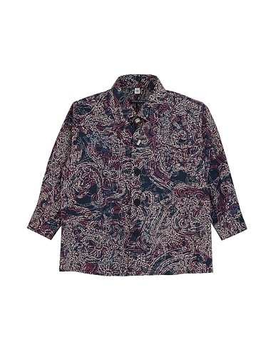 NEILL KATTER Patterned shirt Midnight blue 97% Cotton, 3% Elastane
