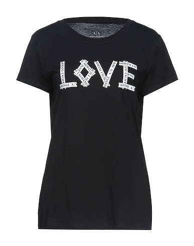 ARMANI EXCHANGE T-shirt Black 100% Cotton