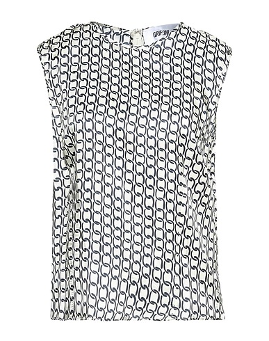GRIFONI Top Ivory 100% Viscose