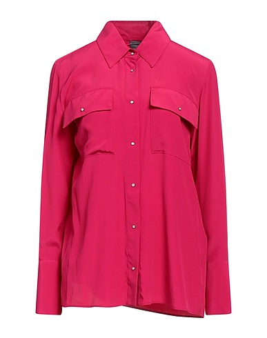 LORENA ANTONIAZZI Solid color shirts & blouses Fuchsia 76% Acetate, 24% Silk