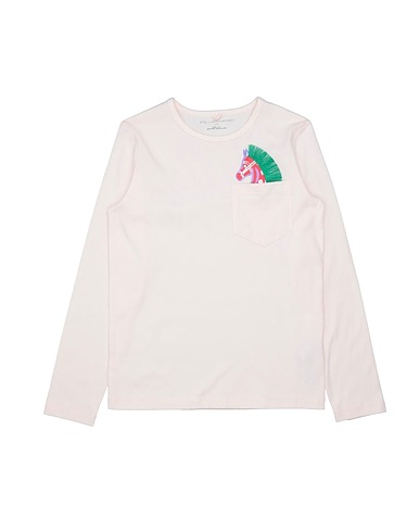 STELLA McCARTNEY KIDS T-shirt Light pink 100% Cotton, Polyester, Elastane
