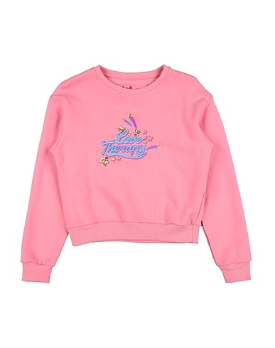 LOVE THERAPY Sweat-shirt Rose 100% Coton