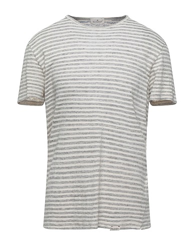 BROOKSFIELD T-shirt Ivory 50% Cotton, 50% Linen
