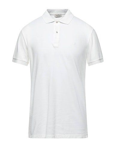 BROOKSFIELD Polo shirt White 100% Cotton