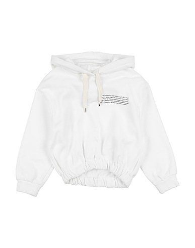 L:Ú L:Ú by MISS GRANT Hooded track jacket  White 100% Cotton