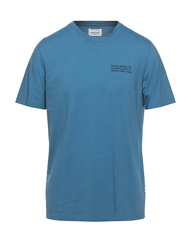 WOOD WOOD T-shirt Slate blue 100% Cotton