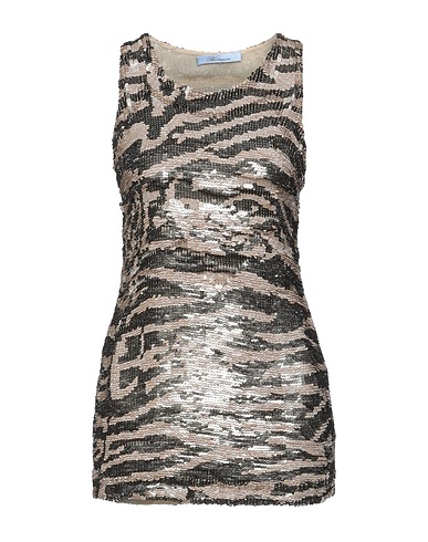 BLUMARINE Evening top Dark brown 100% Viscose