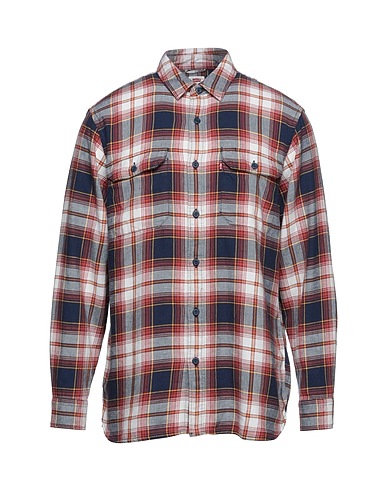 LEVI'S Kariertes Hemd JACKSON WORKER
 Nachtblau 57% Baumwolle, 43% Hanf