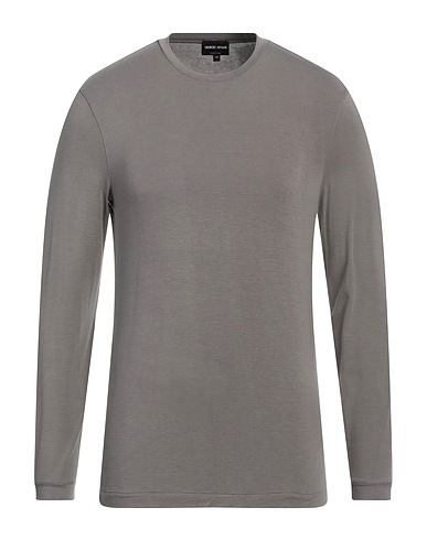 GIORGIO ARMANI T-shirt Grigio 90% Viscosa, 10% Elastan