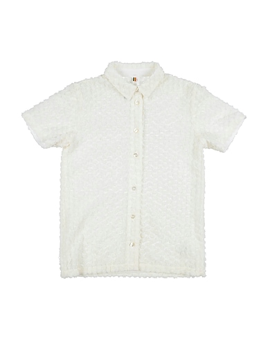 CAROLINE BOSMANS Solid colour shirts & blouses Ivory 92% Polyamide, 8% Elastane