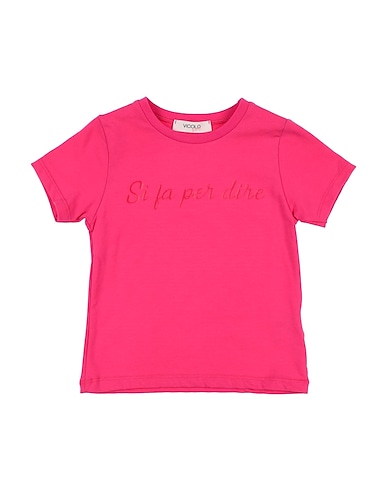 VICOLO T-shirt Fuchsia 90% Cotton, 10% Elastane