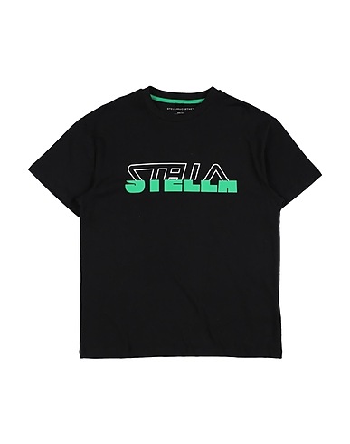 STELLA McCARTNEY KIDS T-shirt Black 100% Cotton, Elastane