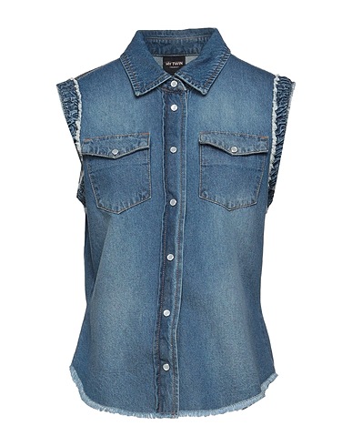 MY TWIN TWINSET Denim shirt Blue 100% Cotton