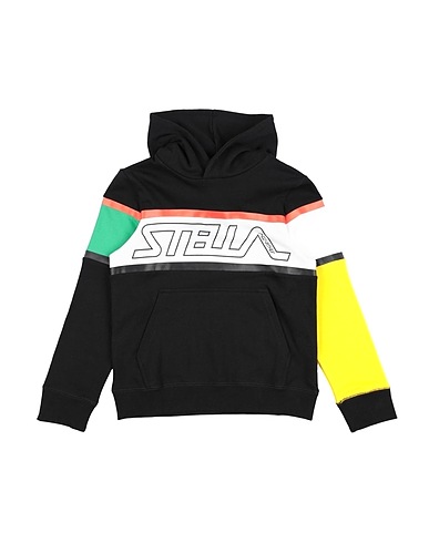 STELLA McCARTNEY KIDS Sweatshirt Schwarz 100% Baumwolle, Elastan