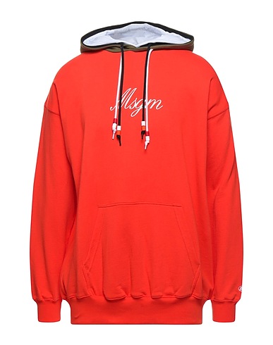 MSGM Hooded sweatshirt Orange 100% Cotton
