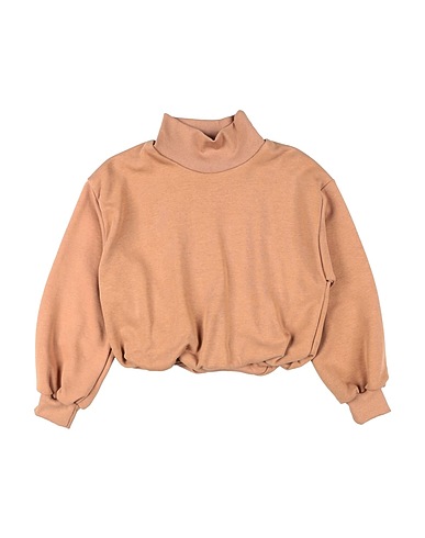 L:Ú L:Ú by MISS GRANT Sweatshirt Camel 75% Cotton, 25% Polyester