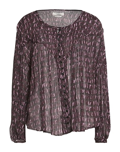 MARANT ÉTOILE Patterned shirts & blouses Dark purple 100% Viscose