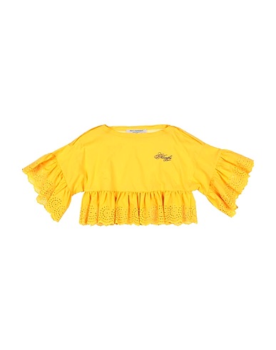 PHILOSOPHY di LORENZO SERAFINI Top Giallo 100% Cotone