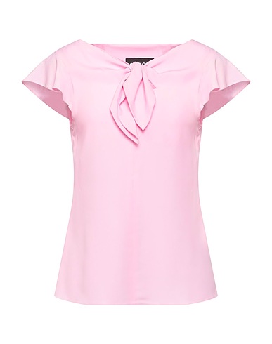 BOUTIQUE MOSCHINO Top Rosa 75% Acetat, 25% Seide