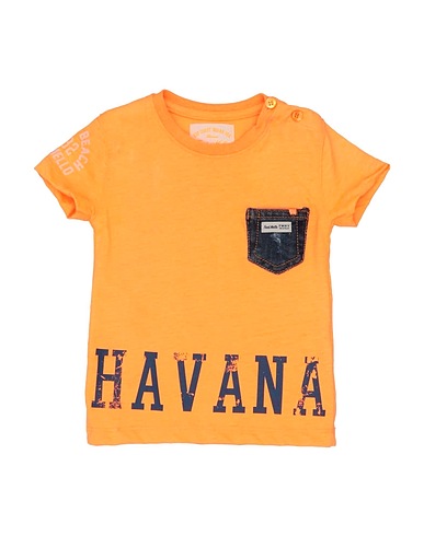 FRED MELLO T-shirt Orange 100% Cotton