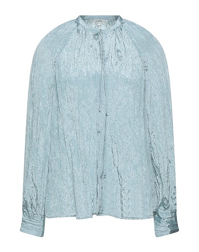 VINCE. Top Turquoise 69% Polyester, 31% Nylon