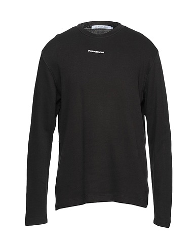 CALVIN KLEIN JEANS Camiseta básica MICRO BRANDING RIB TOP
 Negro 100% Algodón orgánico