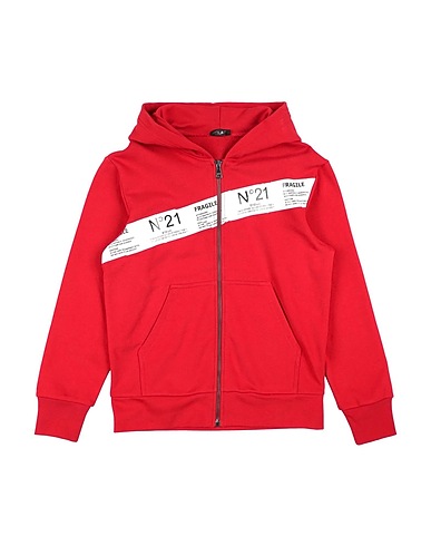 N°21 Hooded track jacket  Red 100% Cotton