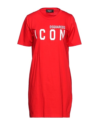 DSQUARED2 Short dress Red 100% Cotton