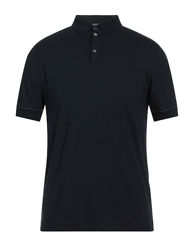 ALPHA STUDIO Poloshirt Schwarz 98% Baumwolle, 2% Elastan