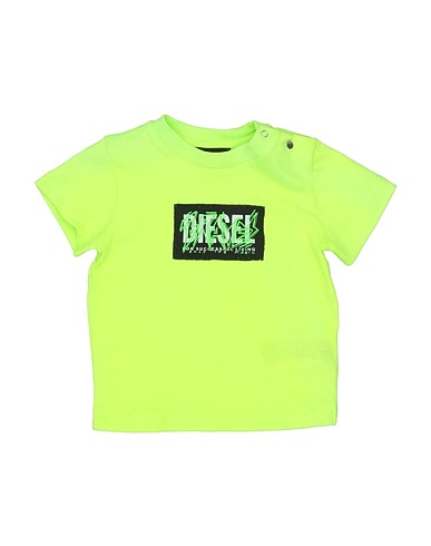DIESEL T-shirt Lime green 100% Cotton