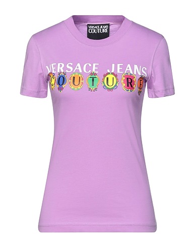 VERSACE JEANS COUTURE T-shirt Mauve 100% Cotton