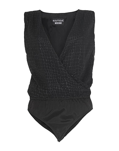 BOUTIQUE MOSCHINO Evening top Black 100% Polyester
