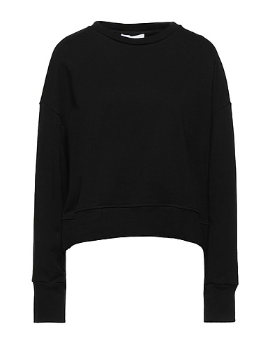 WEILI ZHENG Sweatshirt Black 100% Cotton